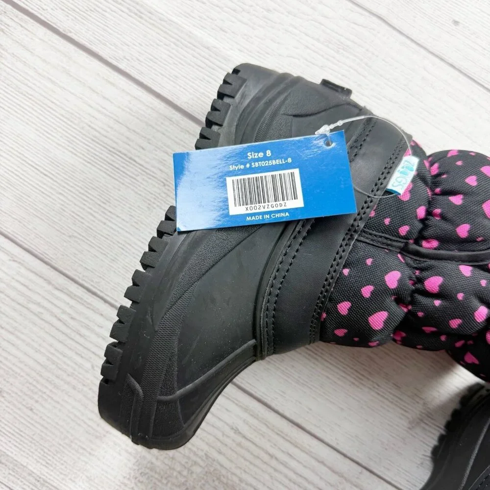 NWT Zoogs Heart Print Snow Boots